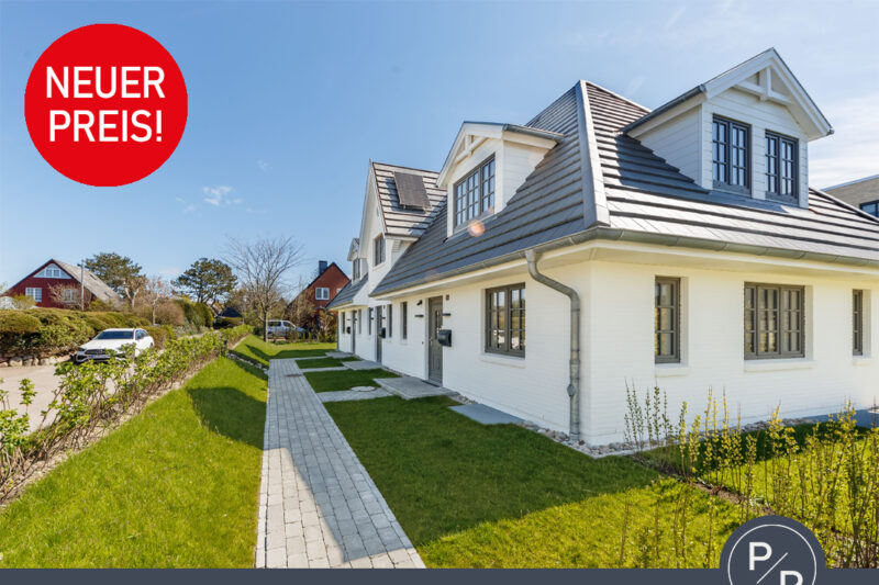 Exklusives Endhausteil mit schönem Garten und Garage in Alt-Westerland 25980 Sylt, Reihenendhaus